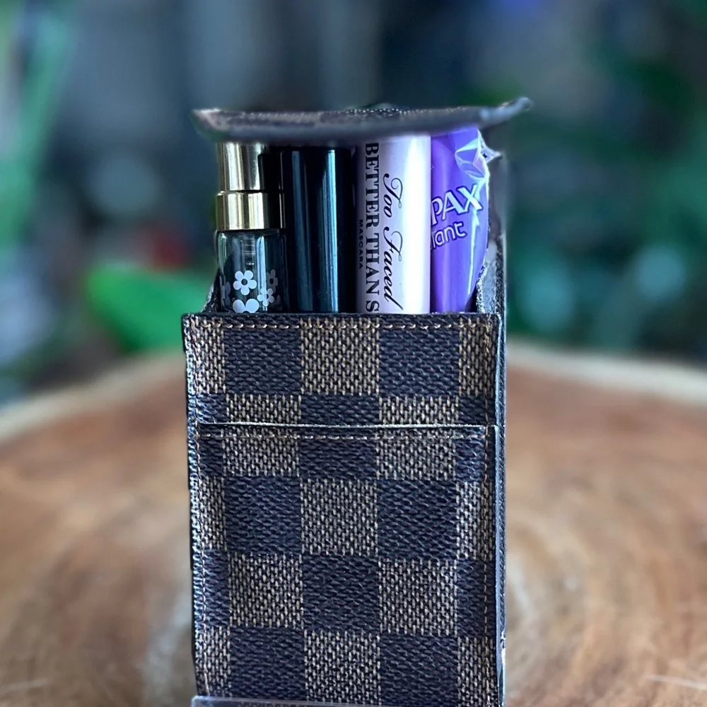 Authentic Louis Vuitton Cigarette Case Holder Damier Ebene Etui Card Holder